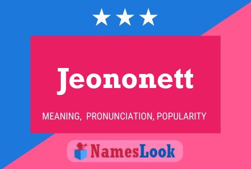 Постер имени Jeononett