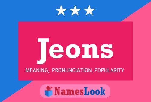 Постер имени Jeons