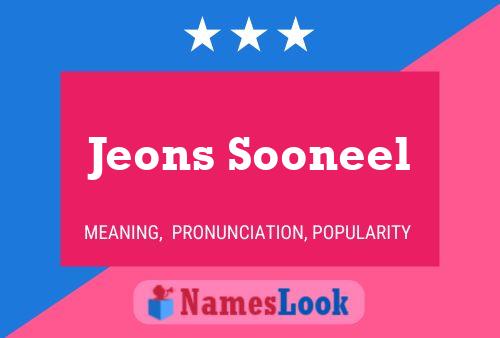 Постер имени Jeons Sooneel