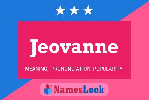 Постер имени Jeovanne