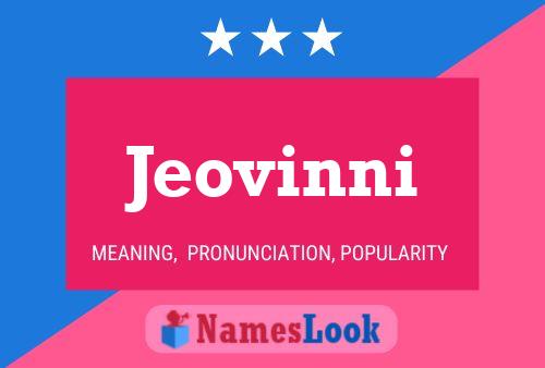 Постер имени Jeovinni