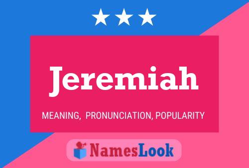 Постер имени Jeremiah