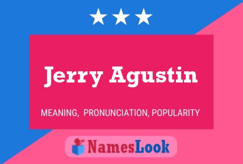 Постер имени Jerry Agustin