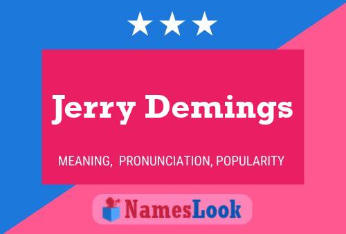 Постер имени Jerry Demings