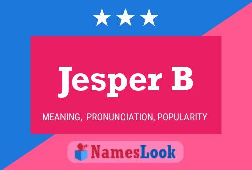 Постер имени Jesper B