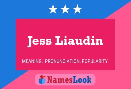 Постер имени Jess Liaudin