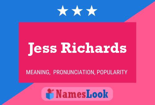 Постер имени Jess Richards