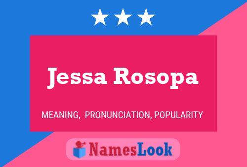 Постер имени Jessa Rosopa