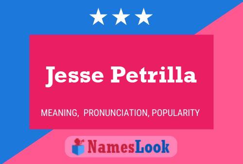 Постер имени Jesse Petrilla