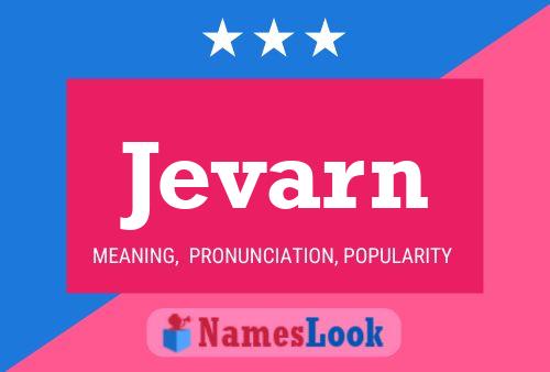 Постер имени Jevarn