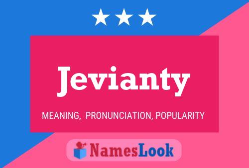 Постер имени Jevianty