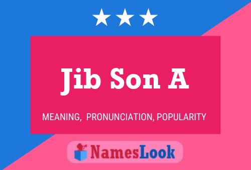 Постер имени Jib Son A