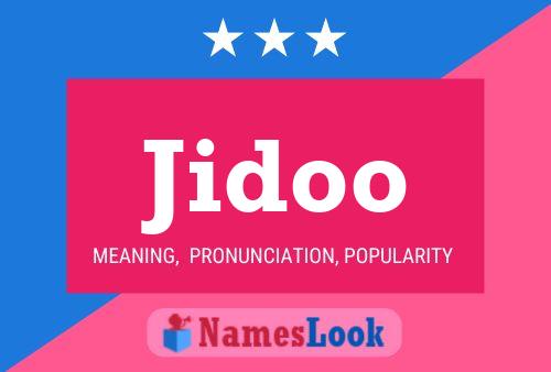 Постер имени Jidoo