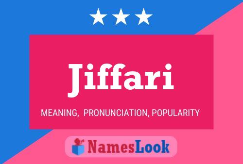 Постер имени Jiffari