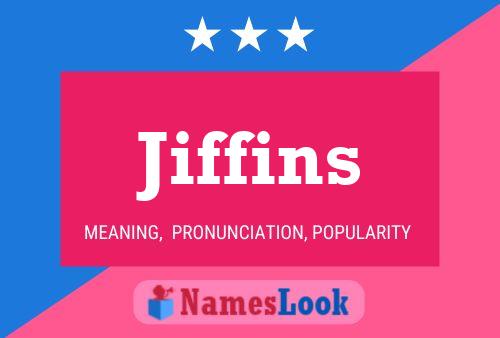 Постер имени Jiffins