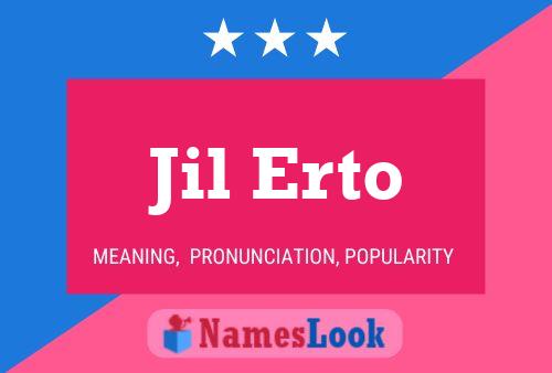 Постер имени Jil Erto