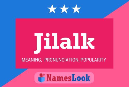 Постер имени Jilalk