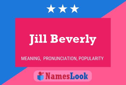 Постер имени Jill Beverly