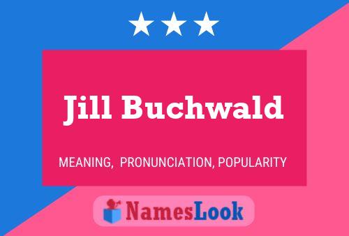 Постер имени Jill Buchwald