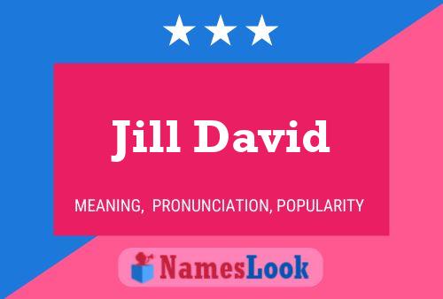 Постер имени Jill David