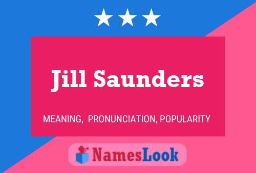 Постер имени Jill Saunders