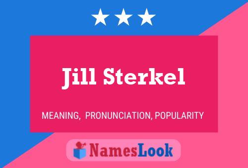 Постер имени Jill Sterkel