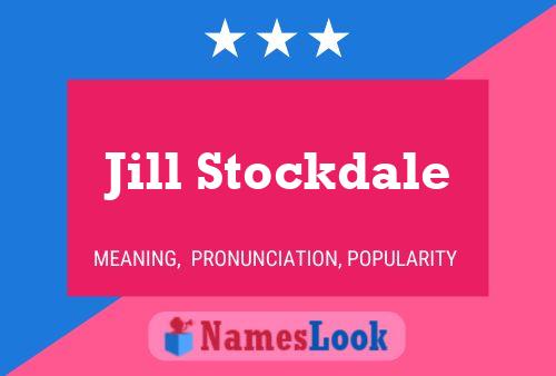 Постер имени Jill Stockdale