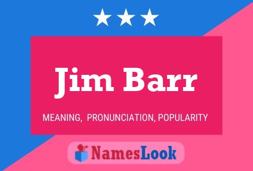 Постер имени Jim Barr