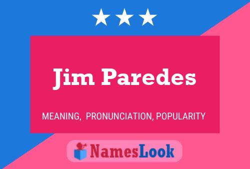 Постер имени Jim Paredes