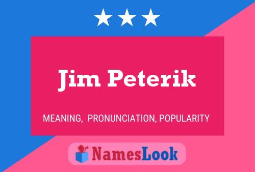 Постер имени Jim Peterik