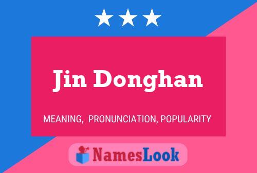 Постер имени Jin Donghan