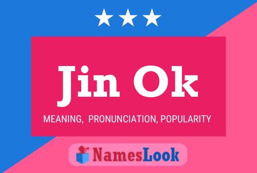 Постер имени Jin Ok