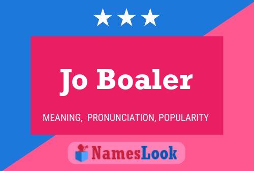 Постер имени Jo Boaler