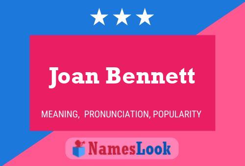 Постер имени Joan Bennett