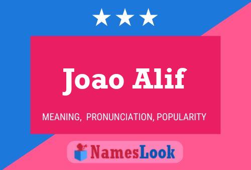 Постер имени Joao Alif