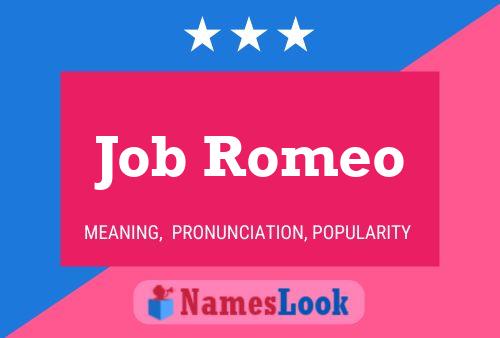 Постер имени Job Romeo