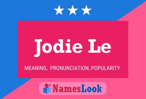 Постер имени Jodie Le