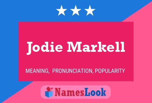 Постер имени Jodie Markell