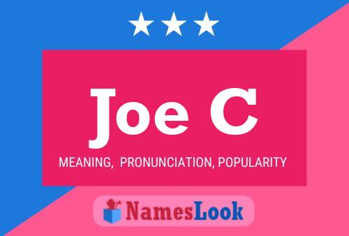 Постер имени Joe C