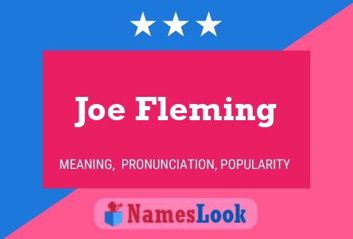 Постер имени Joe Fleming