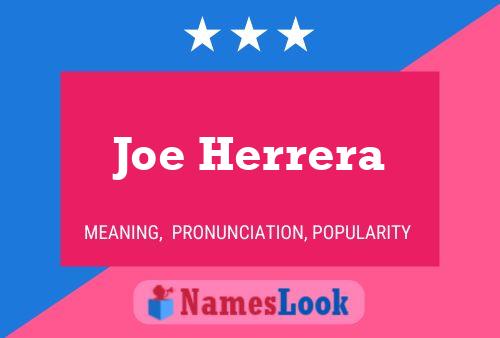 Постер имени Joe Herrera