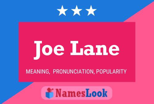 Постер имени Joe Lane