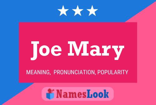 Постер имени Joe Mary