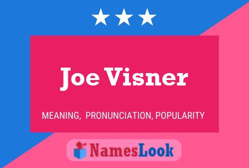 Постер имени Joe Visner