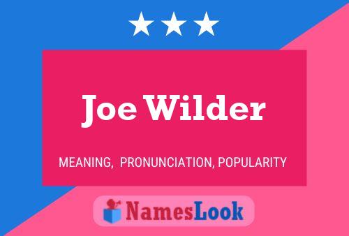 Постер имени Joe Wilder