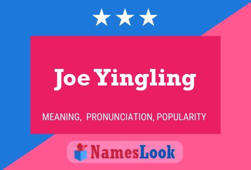 Постер имени Joe Yingling