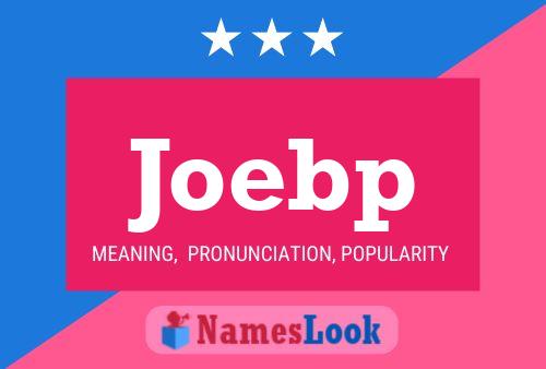 Постер имени Joebp