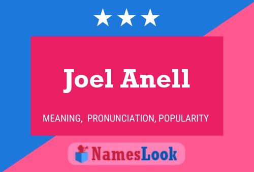 Постер имени Joel Anell