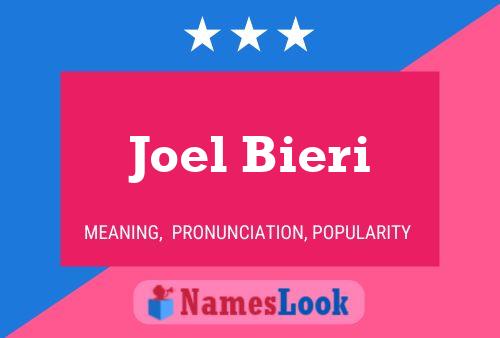 Постер имени Joel Bieri