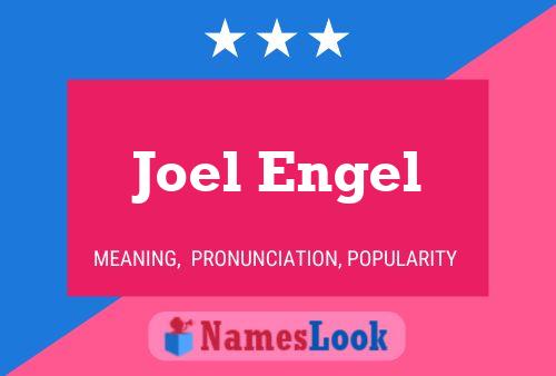 Постер имени Joel Engel